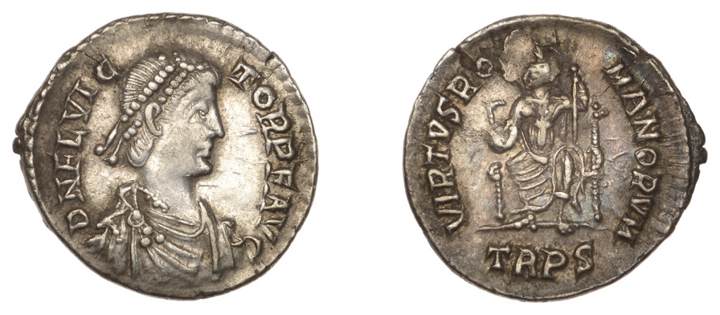Siliqua of Flavius Victor