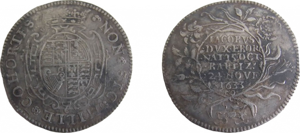 James II commemorative medal