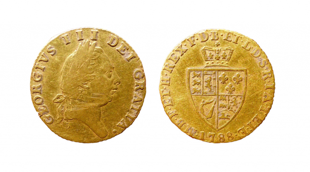 Half guinea of George III