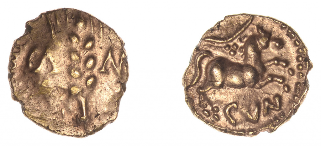 Quarter stater of Cunobelin