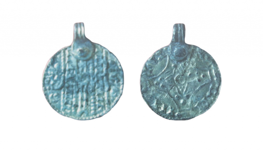 Pendant of a penny of Sven Estridsen