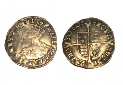 Groat of Philip and Mary