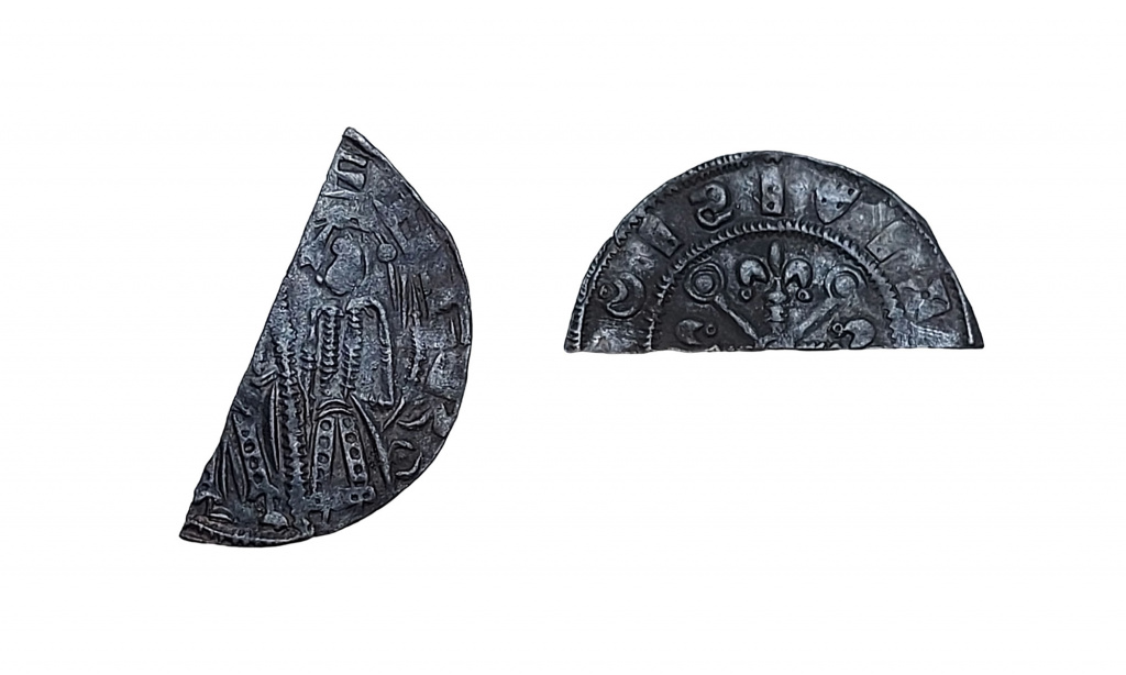 Cut halfpenny of Stephen