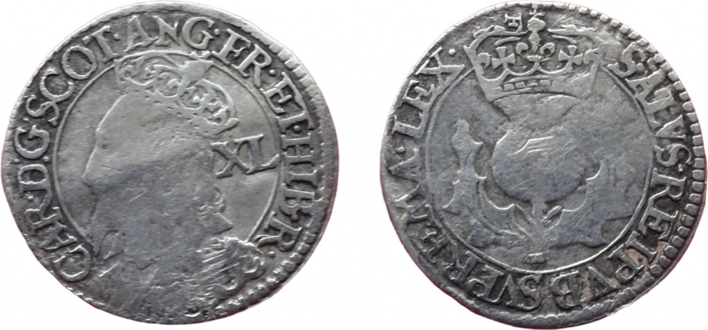 Scottish 40 pence piece of Charles I
