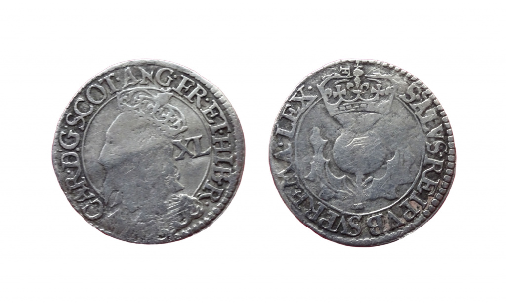 Scottish 40 pence piece of Charles I