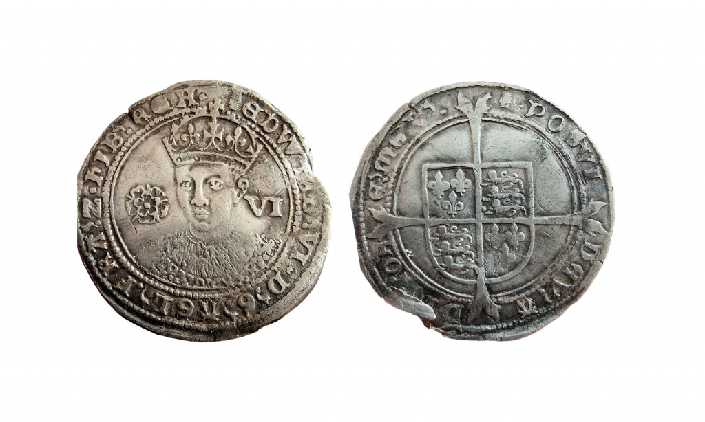 Sixpence of Edward VI