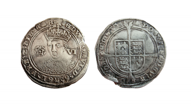 Sixpence of Edward VI