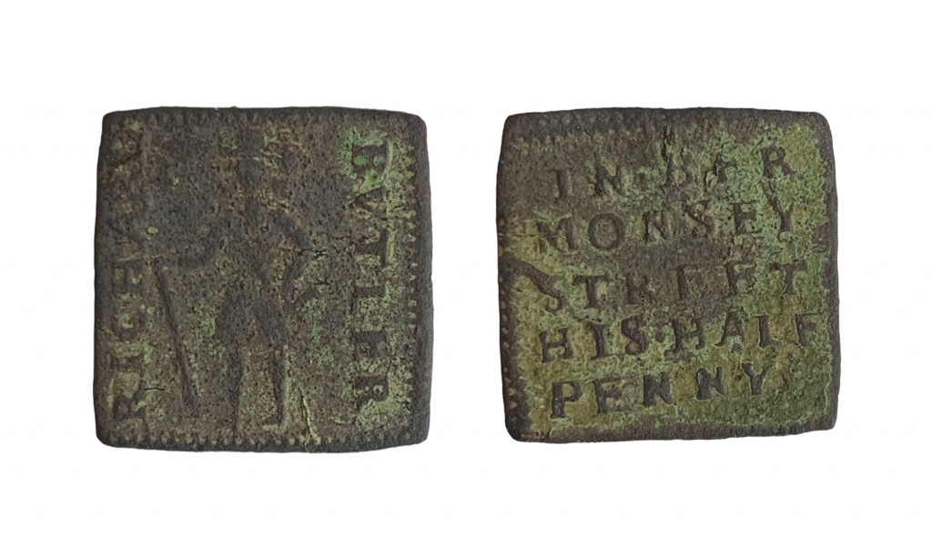 Halfpenny token of Richard Butler