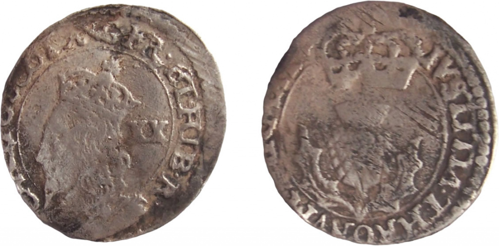 Scottish 20 pence piece of Charles I