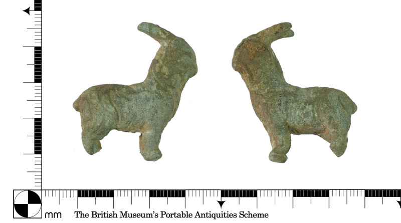 Roman miniature goat figurine