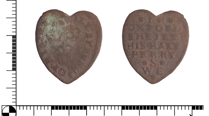 Heart shaped token of Will Stevens