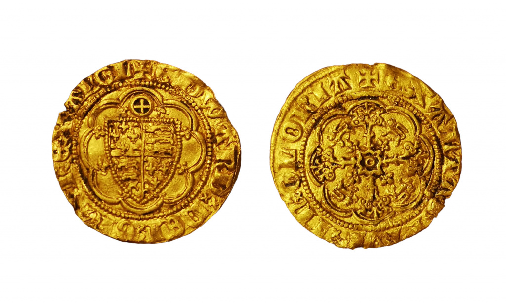treaty period quarter noble of Edward III