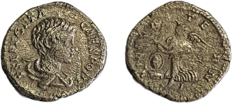 Denarius of Septimius Geta