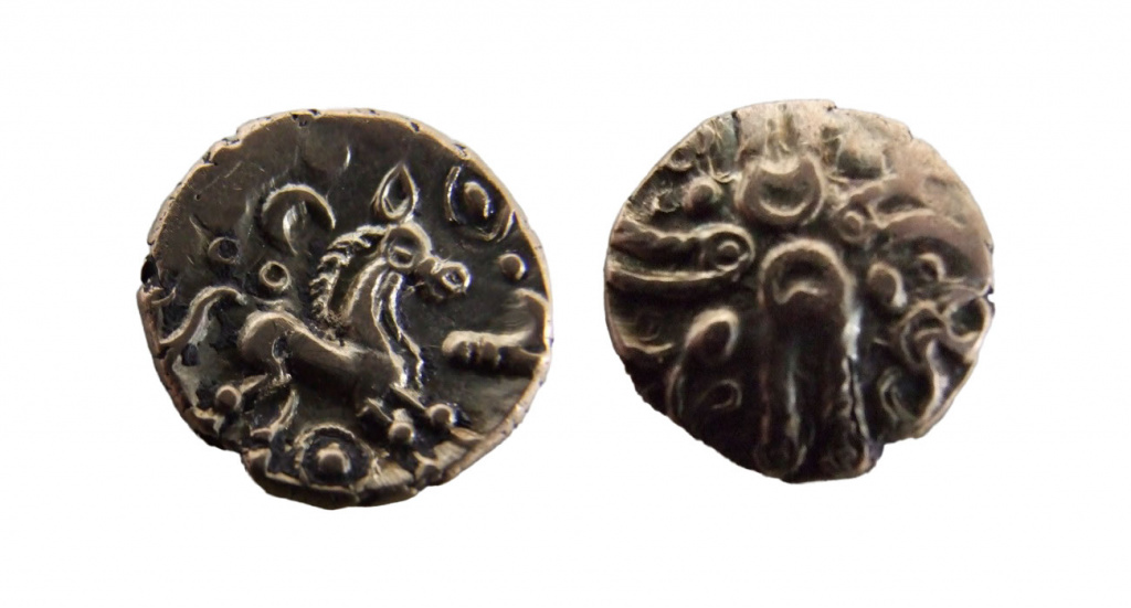 Gold stater of the Catuvellauni