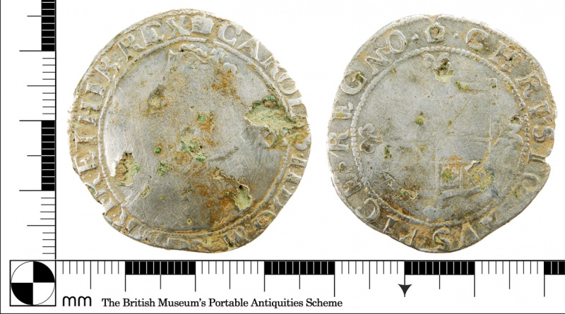 Forgery of a Charles I shilling