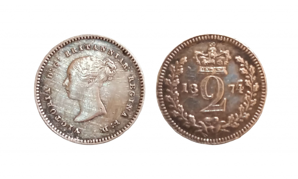 Victorian two pence piece