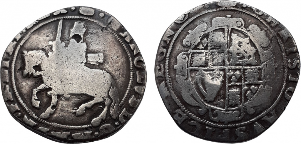 Type 3a1 halfcrown of Charles I