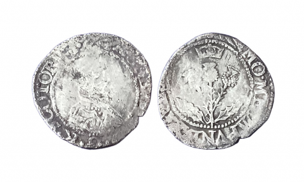 30 pence piece of James VI of Scotland