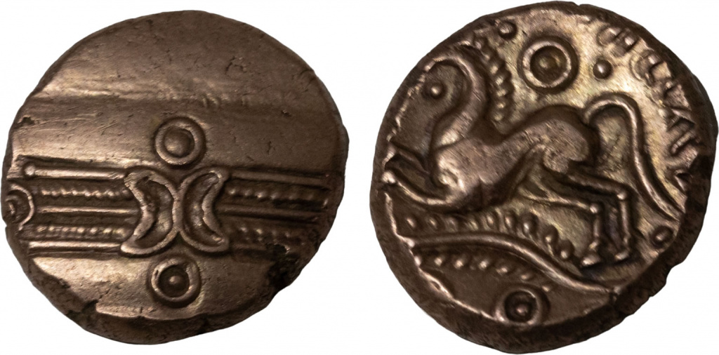 Gold stater of the Trinovantes
