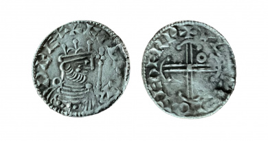 Hammer cross type penny of Edward the Confessor
