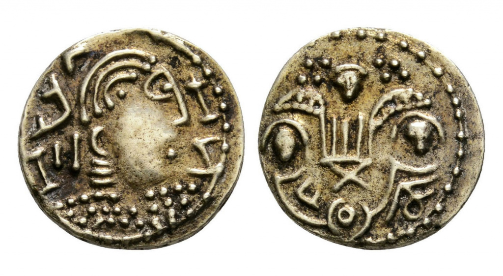 Two emperors gold shilling