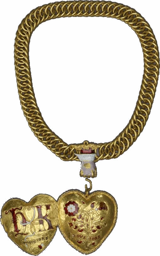 henry viii pendant and chain