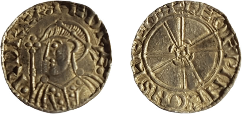 Expanding cross type penny of Edward the Confessor
