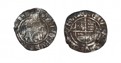 Sovereign type penny of Henry VIII