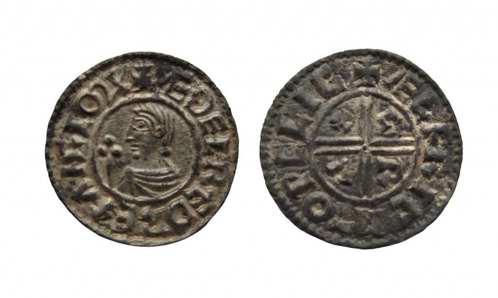 CRVX type penny of Aethelred II