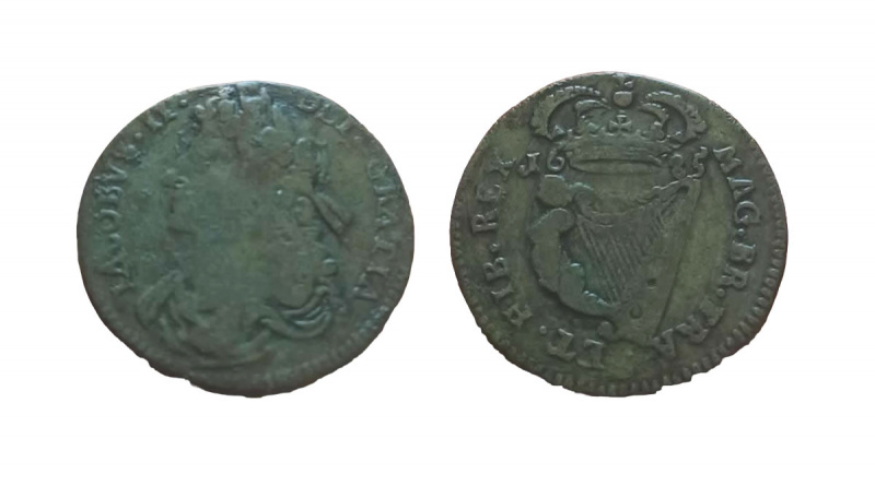 Irish halfpenny of James II