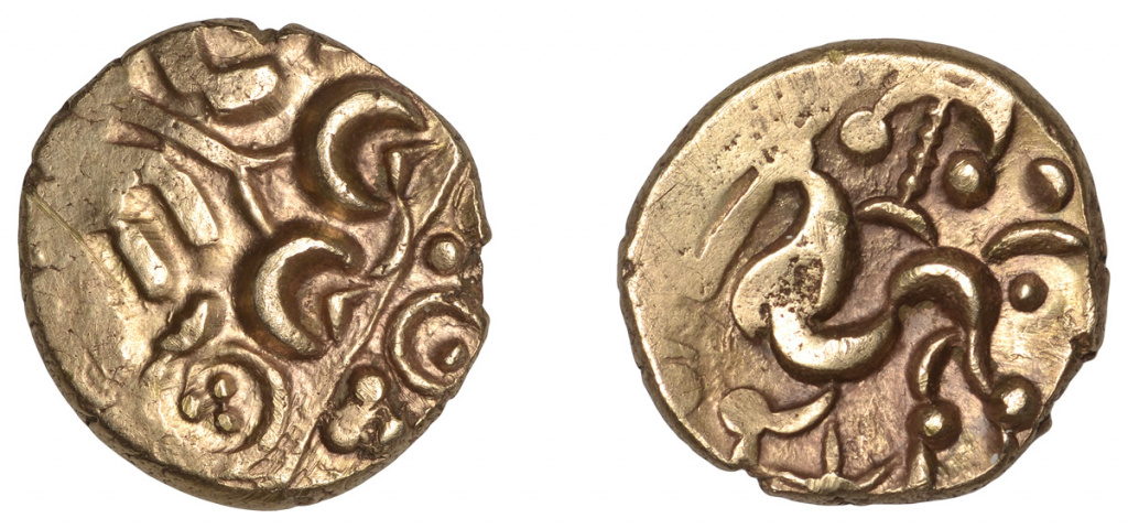 Stater of the Corieltauvi, South Ferriby ‘knotted anchor’ 
