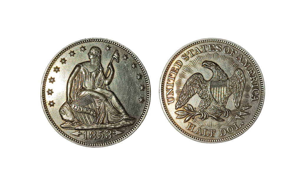 Silver half dollar