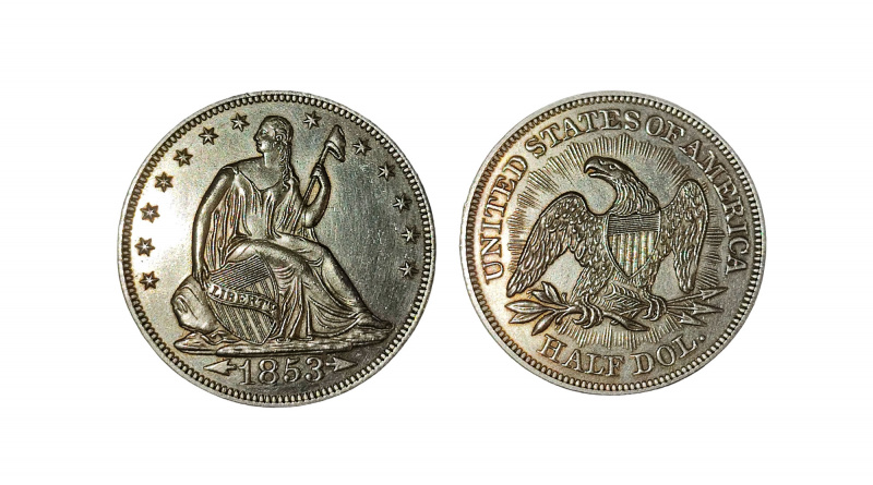 Silver half dollar