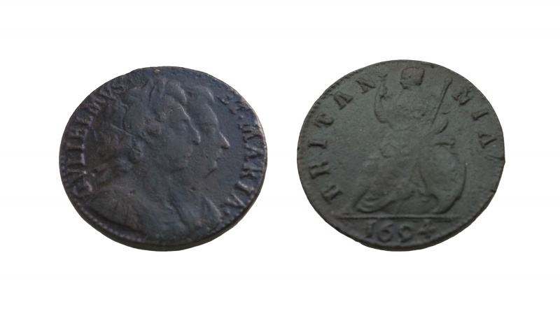 Farthing of William and Mary