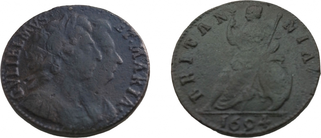Farthing of William and Mary
