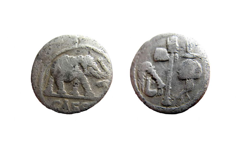 Denarius of Julius Caesar