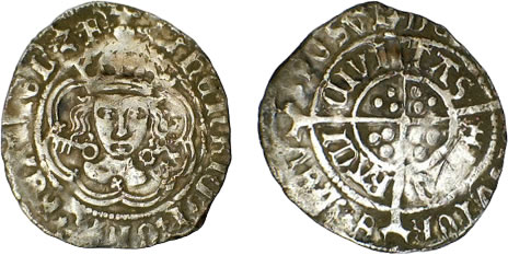 York halfgroat of Henry VII
