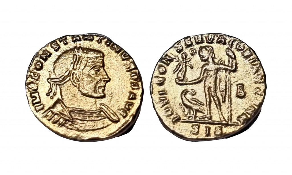 billon follis of Constantine the Great