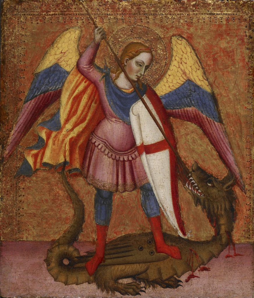 Archangel Michael Slaying the Dragon by Tommaso del Mazza