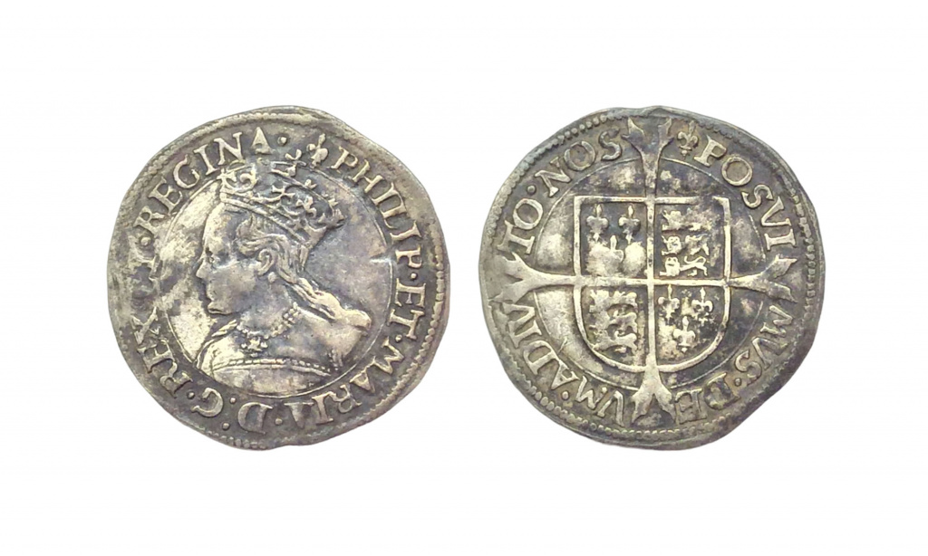 groat of Philip and Mary