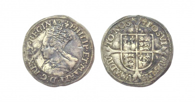 groat of Philip and Mary