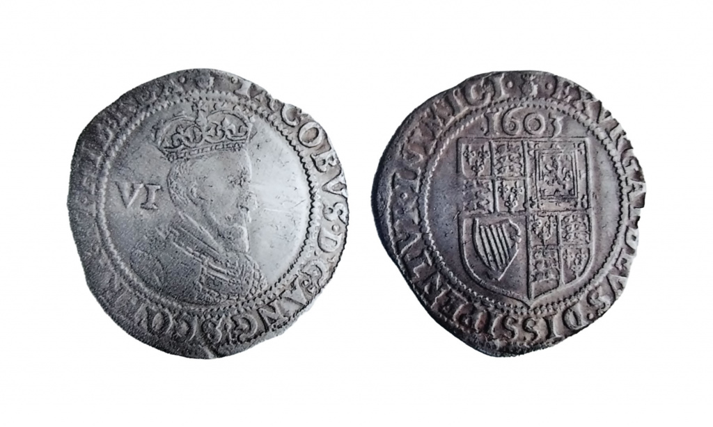 Sixpence of James I