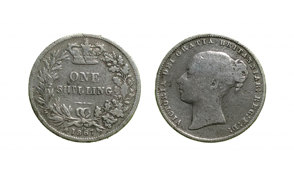 Victorian shilling