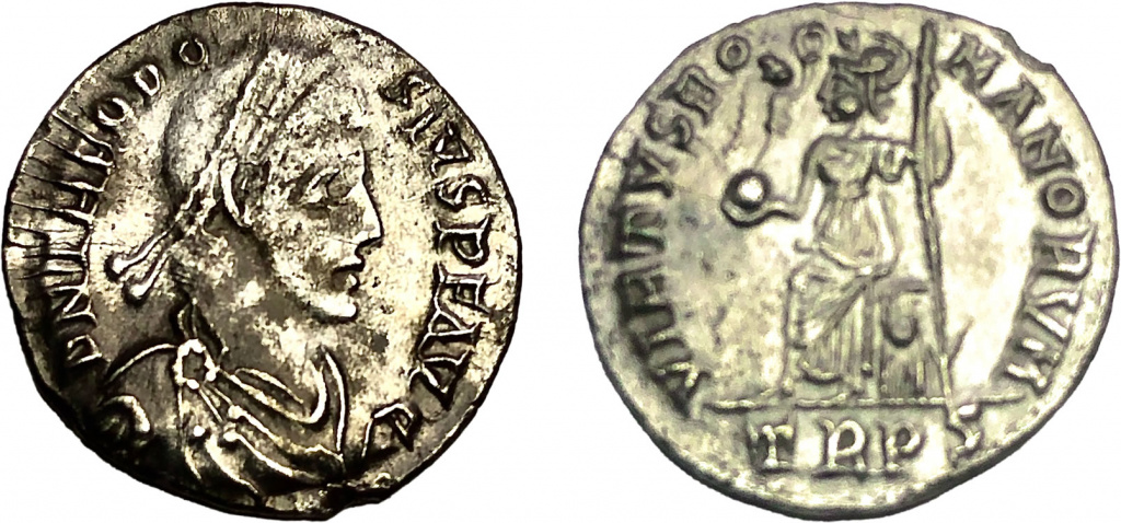 Siliqua of Theodosius I
