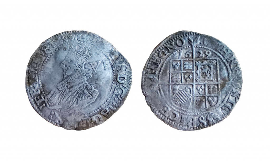 Sixpence of Charles I