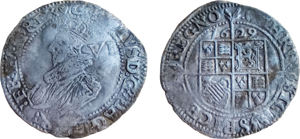 Sixpence of Charles I
