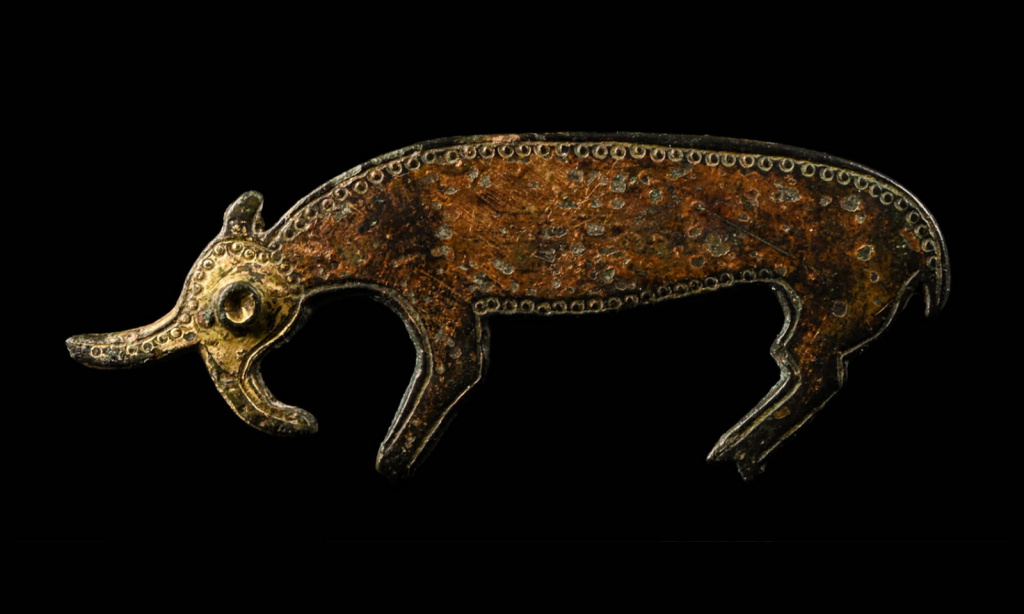 Anglo Saxon mythical beast mount
