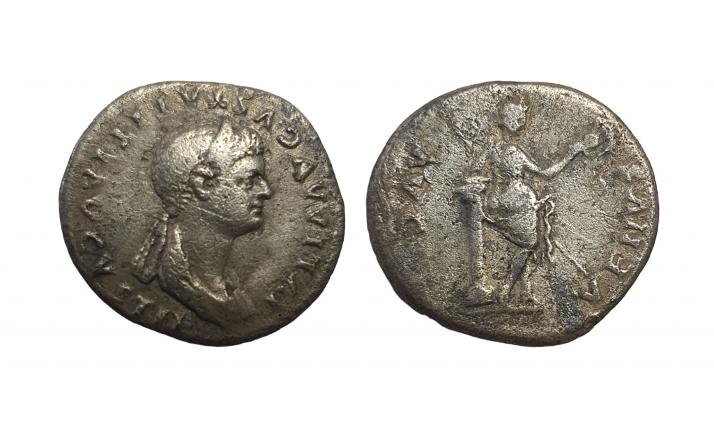 denarius of Julia Titi