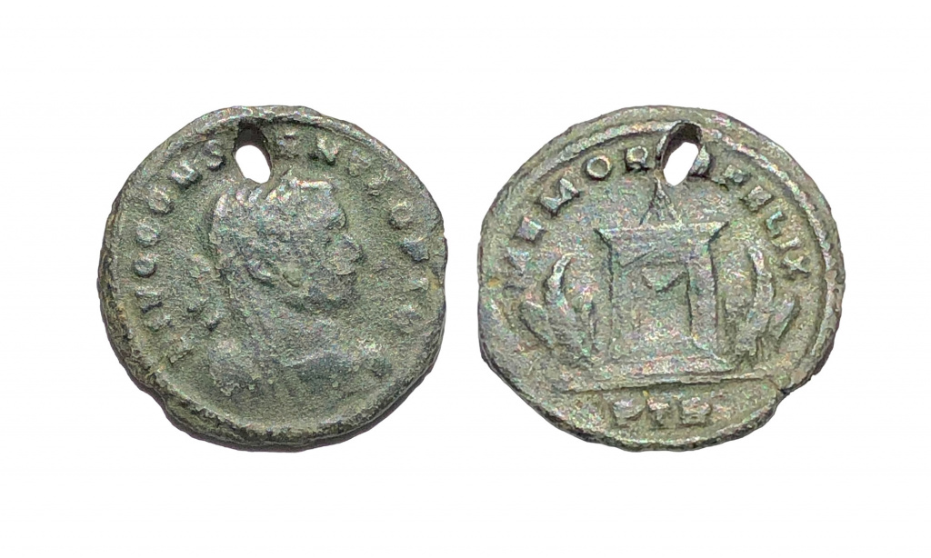 Billon follis of Constantine I