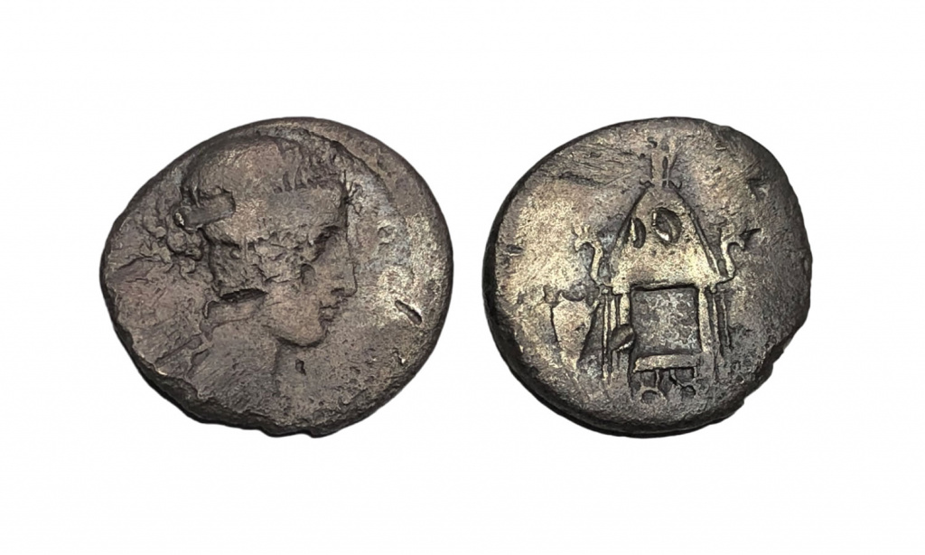 Denarius of Cassius Longinus